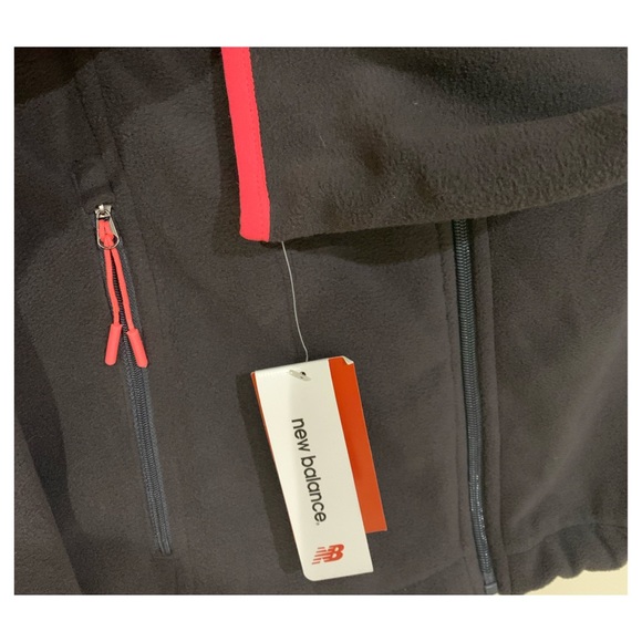 NEW New Balance Jacket NEW WITH TAGS Premium Fleece jacket Zip-up Size S - Picture 3 of 9